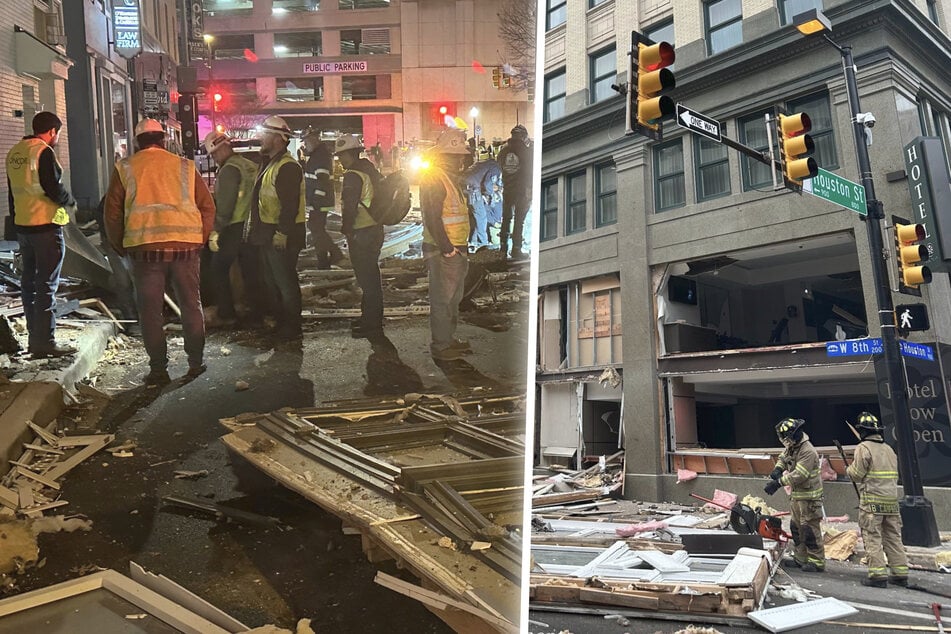 Rumms! Explosion reißt Loch in 20-stöckiges Hotel, mehrere Verletzte