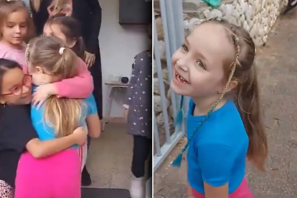 Mädchen trifft nach Hamas-Entführung Schulfreundinnen wieder: Emotionales Wiedersehen geht ans Herz!
