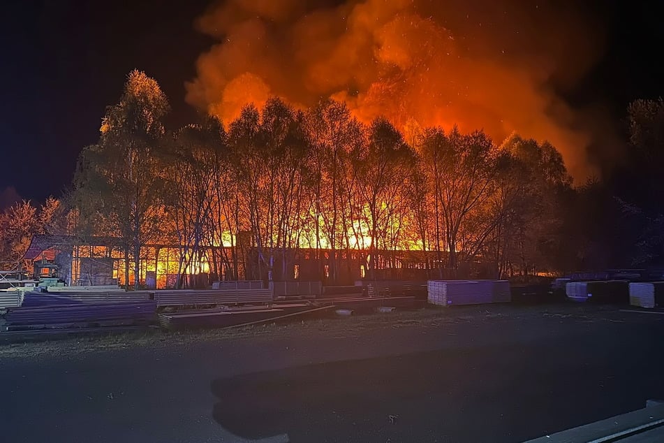 Das Feuer richtete einen enormen Schaden an.