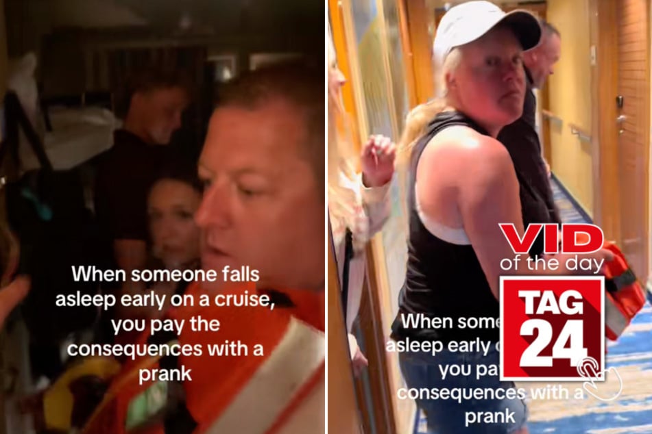 viral videos: Viral Video of the Day for May 12, 2025: Family's cruise prank leaves sleeping member in total chaos!