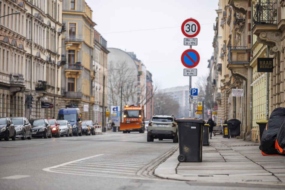 Auf der gesamten Pfotenhauerstraße in der Johannstadt gilt jetzt Tempo 30.