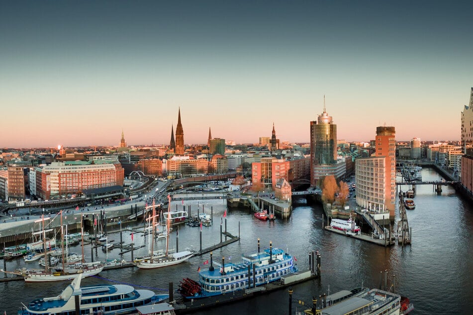 Die schöne Hansestadt Hamburg.