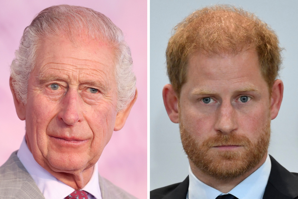 Das Verhältnis zwischen Prinz Harry (39, r.) und seinem Vater König Charles (74) ist nach wie vor zerrüttet.