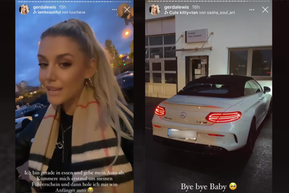Influencerin Gerda Lewis (27) legte sich vor einiger Zeit einen schicken Mercedes AMG zu - obwohl sie bis heute gar keinen Führerschein besitzt. Jetzt will die 27-Jährige das Luxusauto loswerden.