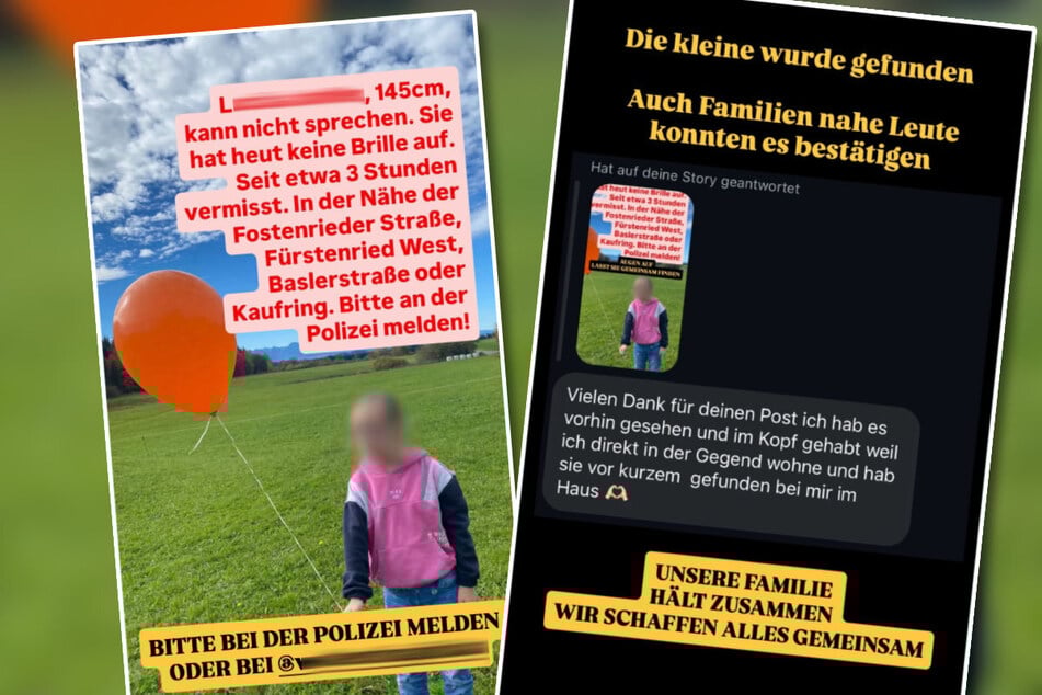 Nur wenige Stunden liegen zwischen diesen beiden Mitteilungen in der Story von "Münchner Gesindel". Die Community half mit, einen schnellen Erfolg feiern zu dürfen.