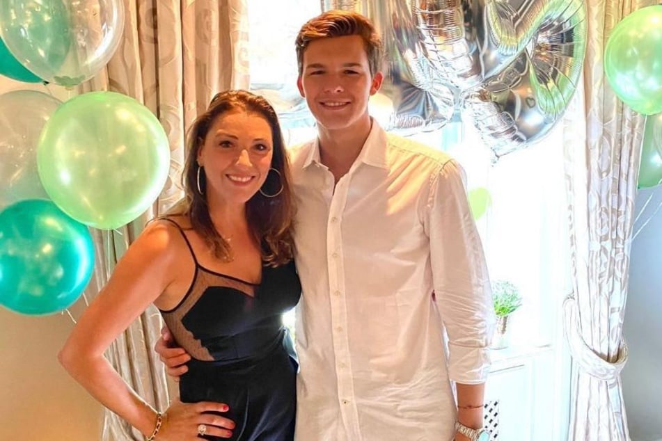 Simone Ballack (49) und Sohn Emilio (†18) im Jahr 2020. (Archivfoto)