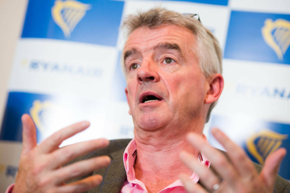 Michael O'Leary, CEO von Ryanair, kritisiert im "Handelsblatt" die Lufthansa (Archivbild).