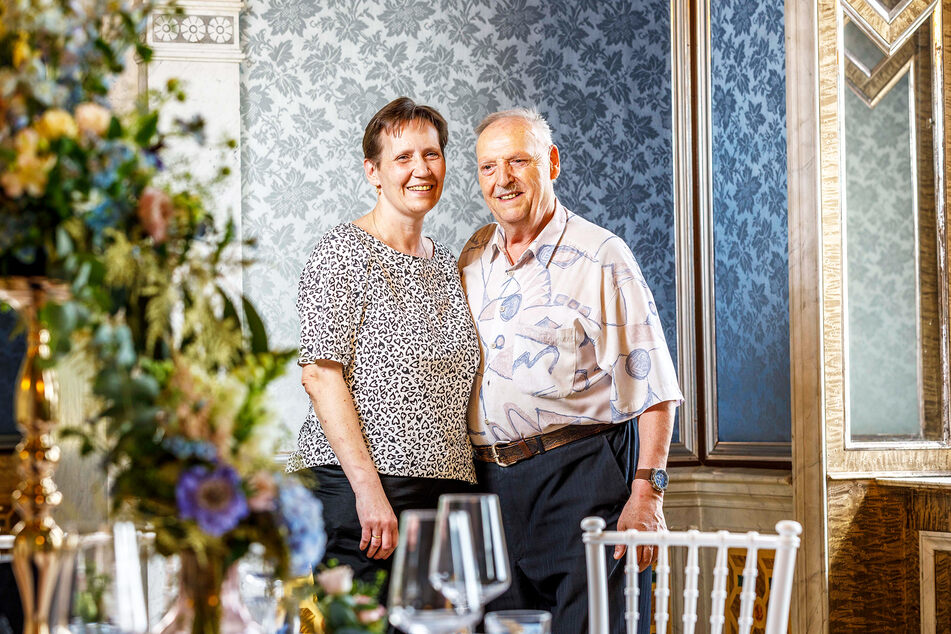 Die Herausgeber des Hochzeitsmagazins Thilo (69) und Silke Günther (52) feiern 30. Hochzeitstag.