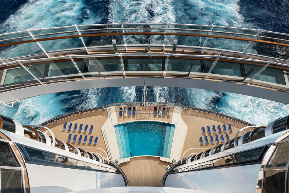 An Bord der MSC Seaside.