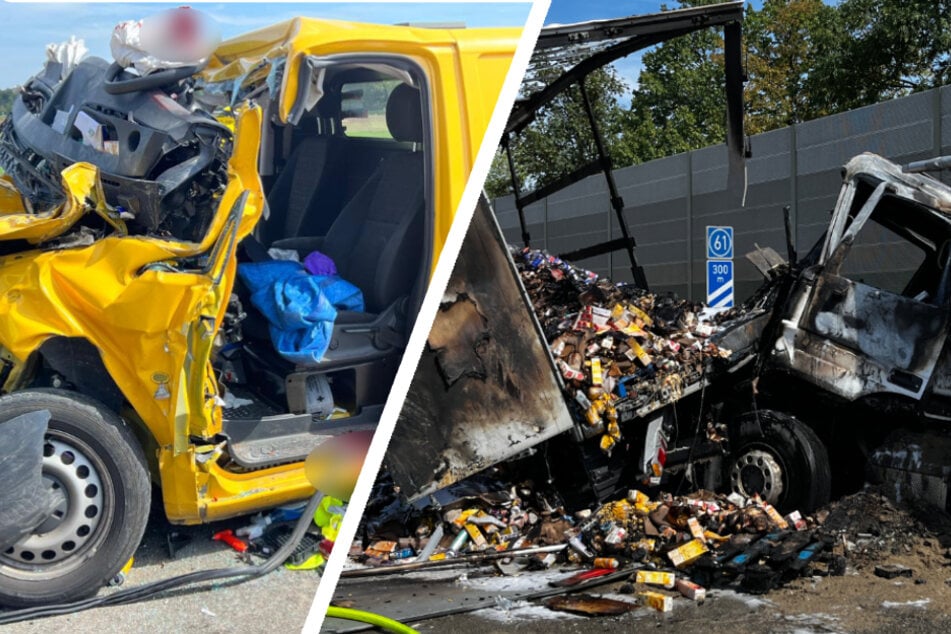 Unfall A9: Drama auf der A9: Schlimmer Lkw-Unfall zieht weiteren verheerenden Crash nach sich