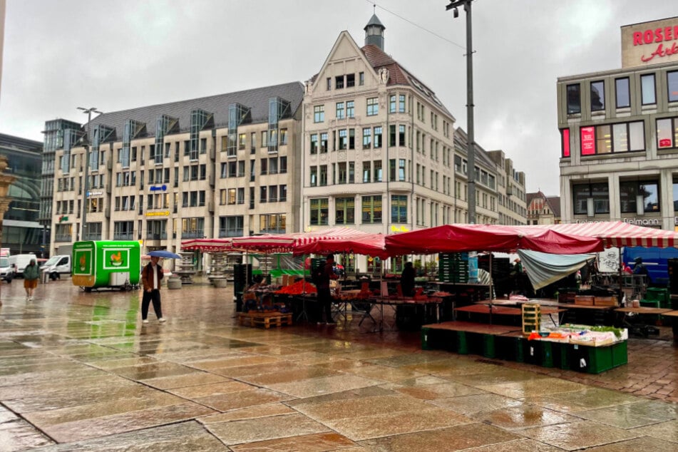 Auch Chemnitz blieb vom Starkregen nicht verschont.