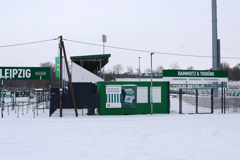 In Leutzsch sollte am Freitag der CFC spielen. Der Grund der Absage ist ersichtlich. Es wird nicht das letzte Wochenende mit ausgefallenen Partien sein.