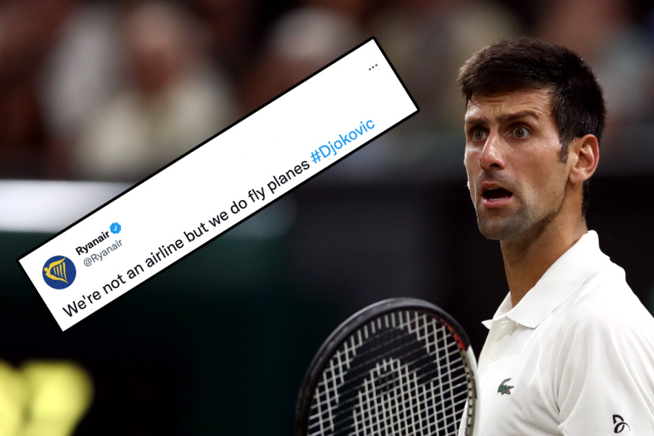 Das Internet lacht über Djokovic: Fluggesellschaft nimmt Tennis-Star auf die Schippe