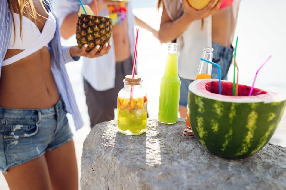 Was gibt es bei dieser Hitze Besseres als eine Strandparty?