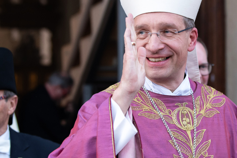 Das Fotos aus dem März 2019 zeigt Michael Gerber, den Bischof von Fulda, nach seiner Amtseinführung als Bischof.