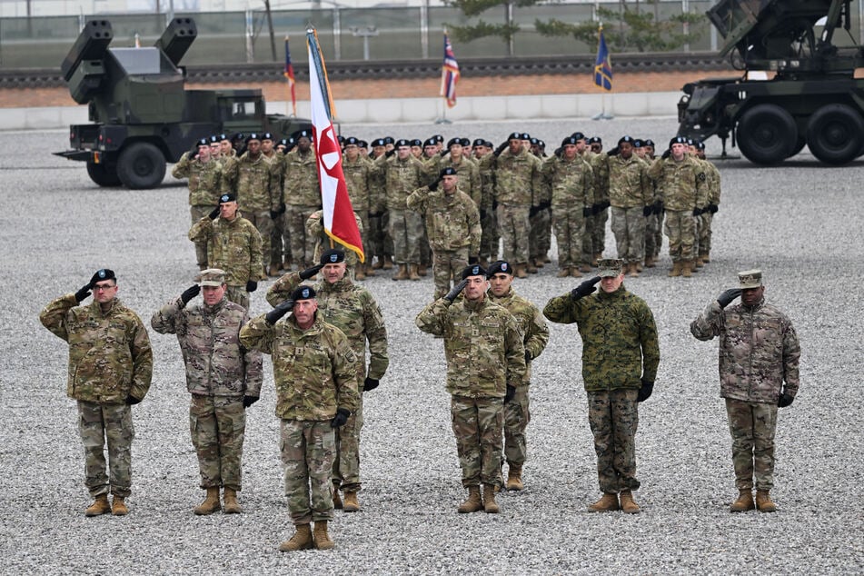 The US still stations thousands of soldiers in South Korea, which is still technically at war with North Korea.
