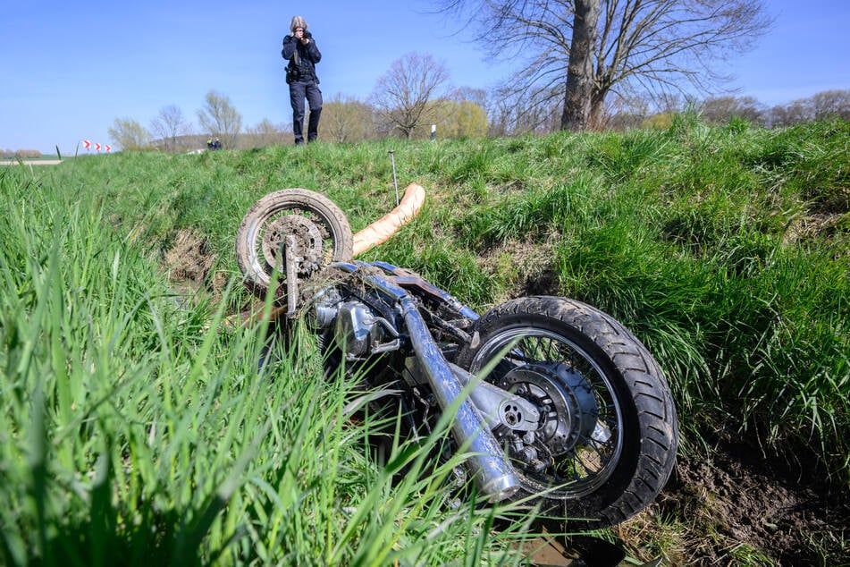 An dem Bike entstand ein Totalschaden. (Symbolfoto)