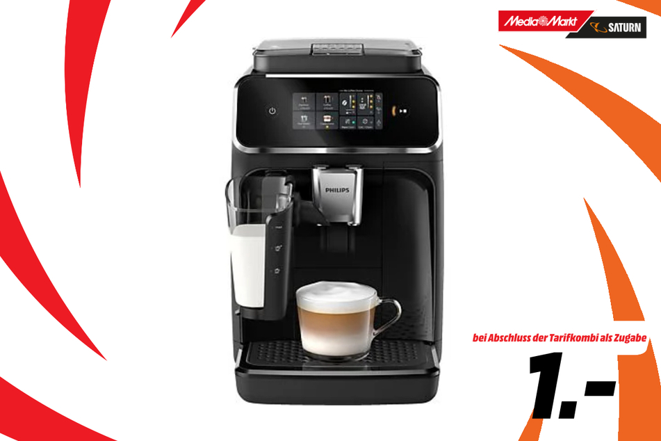 Philips-Kaffeevollautomat für 1 statt 353,23 Euro.