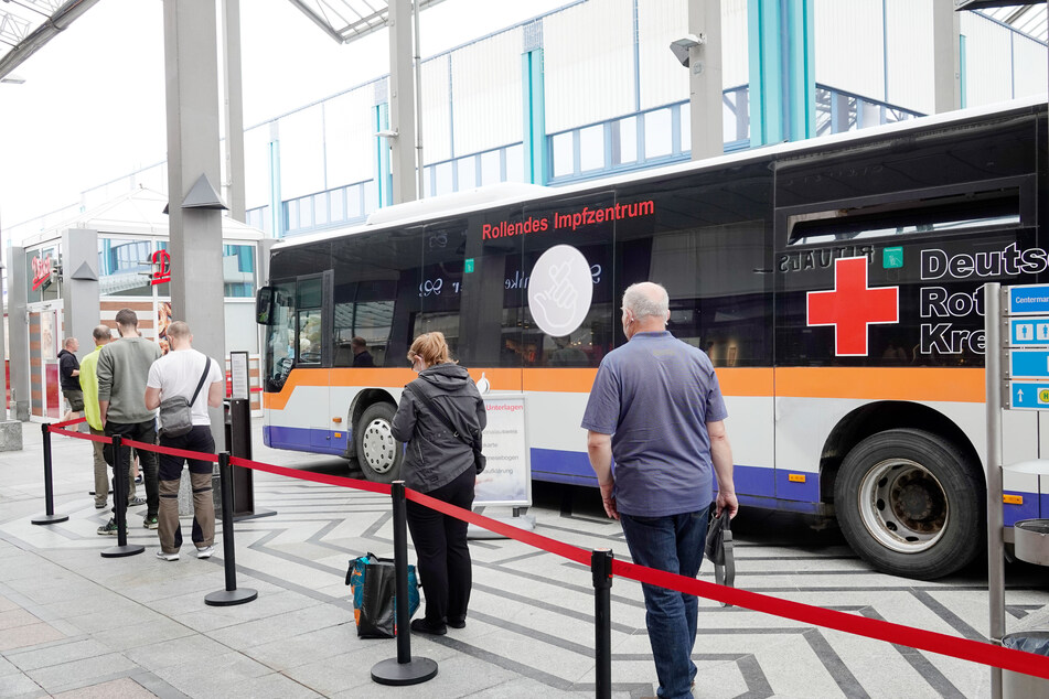 Der mobile Impfbus ist am Donnerstag und Freitag im Chemnitz Center.