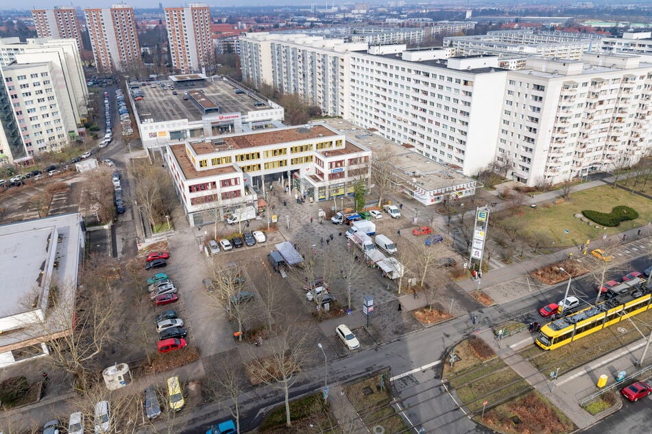 Hättest du es erkannt? Auf dem Prohliser Jacob-Winter-Platz fand auch am gestrigen Mittwoch ein Wochenmarkt statt.