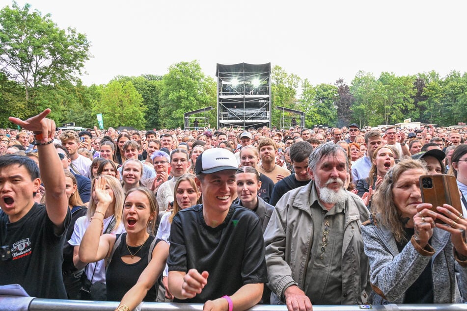 Die Fans auf der Peißnitzinsel waren begeistert.