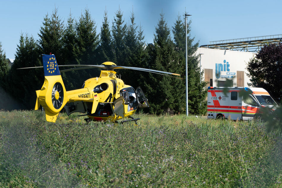 Zwei Rettungshubschrauber kamen, um die Verletzten schnellstmöglich ins Krankenhaus zu bringen.