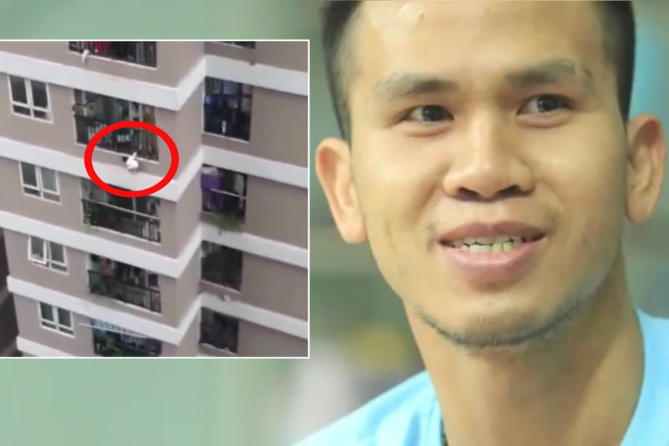 Nguyen Ngoc Manh (31) war zur rechten Zeit am rechten Ort und rettete einem kleinen Mädchen das Leben.