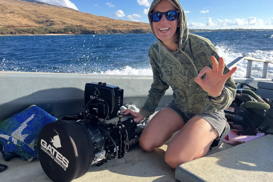 Die Tierfilmerin war bereits für mehrere Dokumentationen im Wasser im Einsatz.