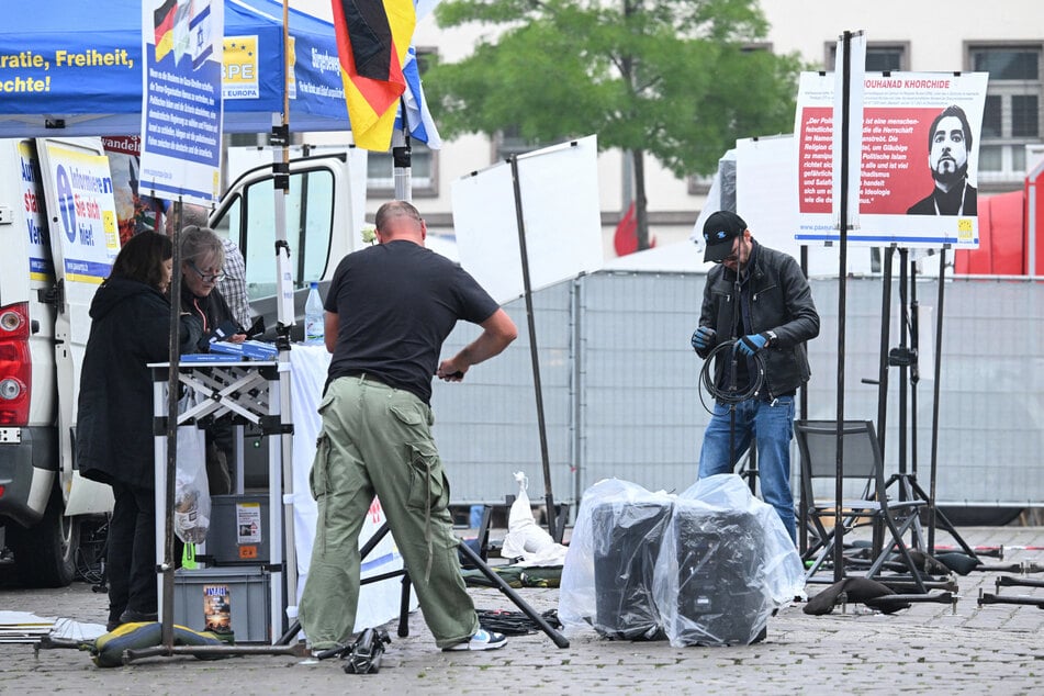 Im vergangenen Jahr wurden in Mannheim fünf Teilnehmer einer Kundgebung der islamkritischen Bürgerbewegung Pax Europa (BPE) sowie der 29-jährige Polizist Rouven Laur angegriffen.
