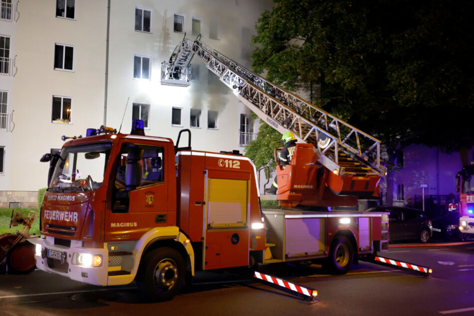 Im September 2021 sollen die beiden Angeklagten in einer Wohnung in der Zschopauer Straße ein Feuer gelegt haben.