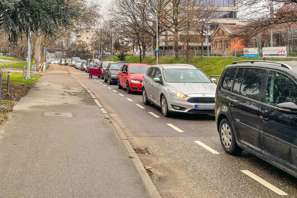 Ein Autokorsos sorgte am Sonntag in Heilbronn für verstopfte Straßen.