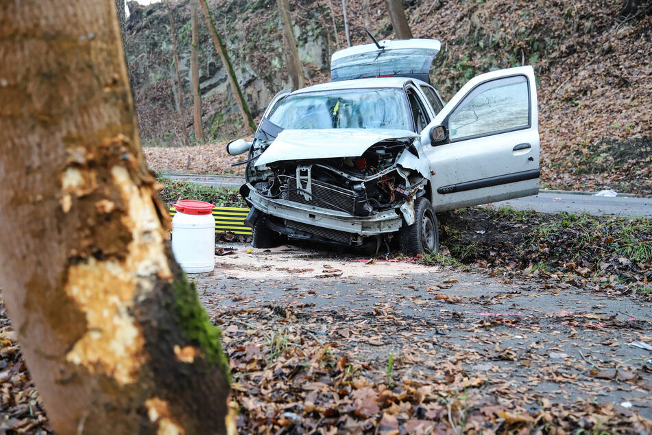 Die Renault-Fahrerin wurde bei dem Unfall schwer verletzt.