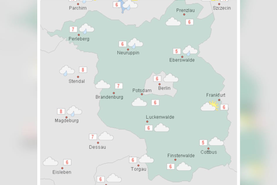 Am Freitag wird teils regnerisch in der Hauptstadtregion.