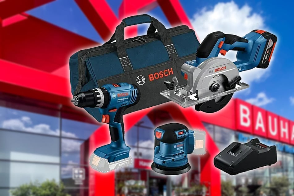 BAUHAUS verkauft am Dienstag (1.7.) beliebtes BOSCH 3-Tool-Kit günstig