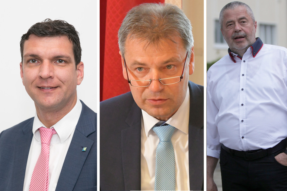 V.l.n.r.: Henry Graichen (45, CDU), Kai Emanuel (54, parteilos) und Michael Geisler (62, CDU).