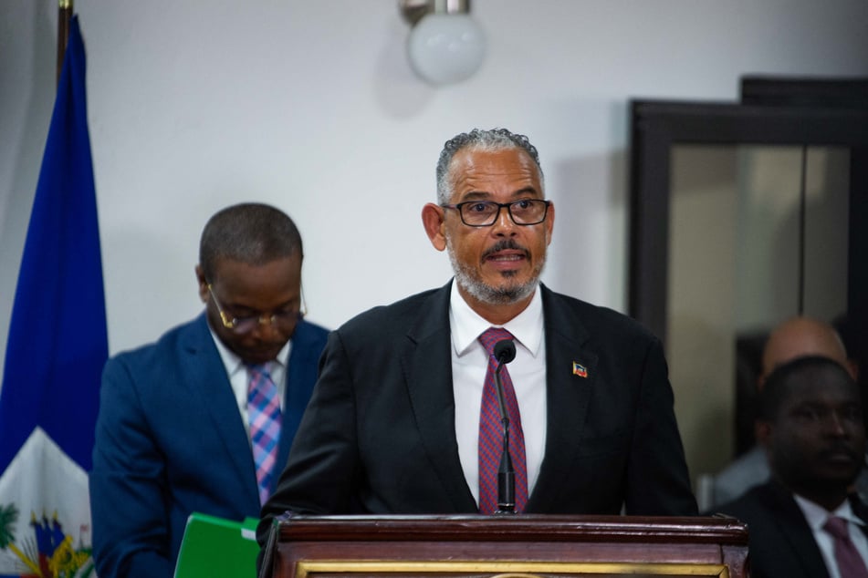 Haiti's new Prime Minister Alix Didier Fils-Aime was sworn in on Monday.