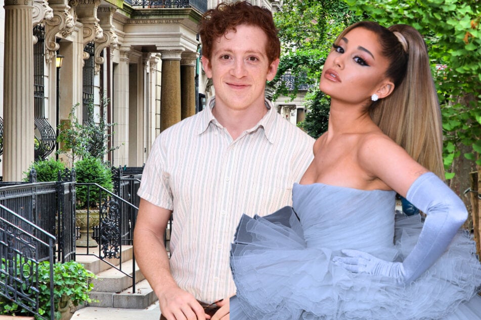 Ariana Grande and Ethan Slater (l.) are reportedly living together in New York City!