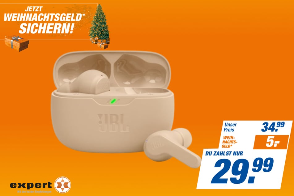 JBL-Kopfhörer für 29,99 statt 34,99 Euro.