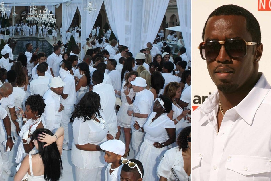 Sean "Diddy" Combs at the White Party hosted by Sean "Diddy" Combs and Ashton Kutcher to help raise awareness for Malaria No More held at a Private Residence on July 4, 2009 in Beverly Hills, California.