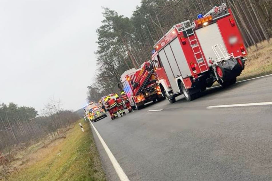 Feuerwehr, Polizei und Rettungsdienst waren im Einsatz.