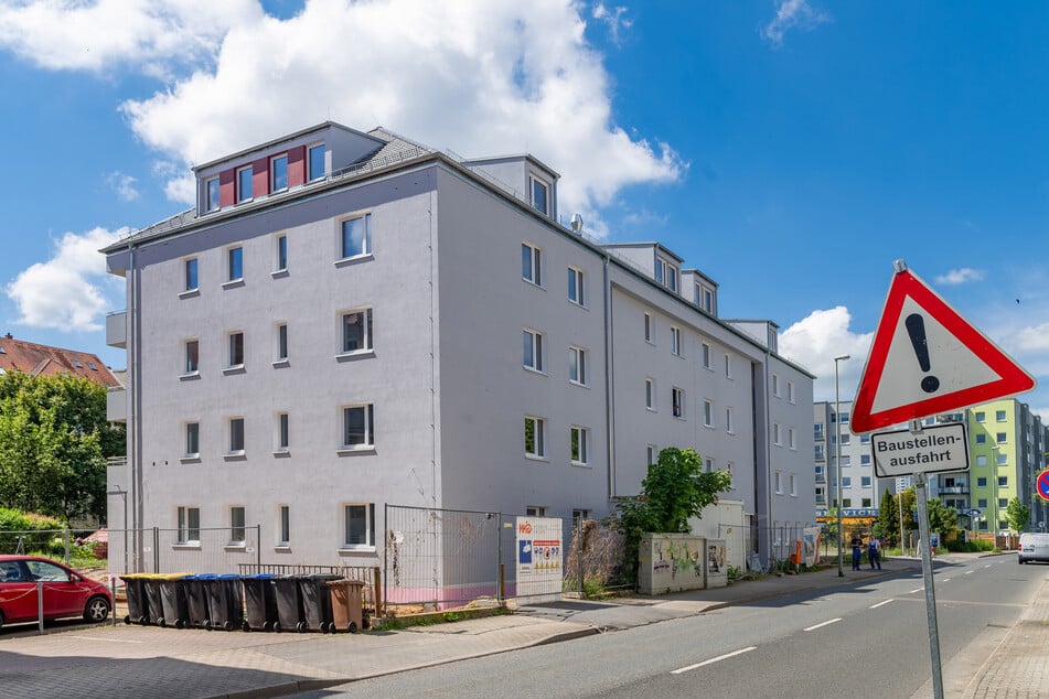 Ab Oktober sollen in dieses WiD-Haus an der Braunsdorfer Straße Mieter einziehen.