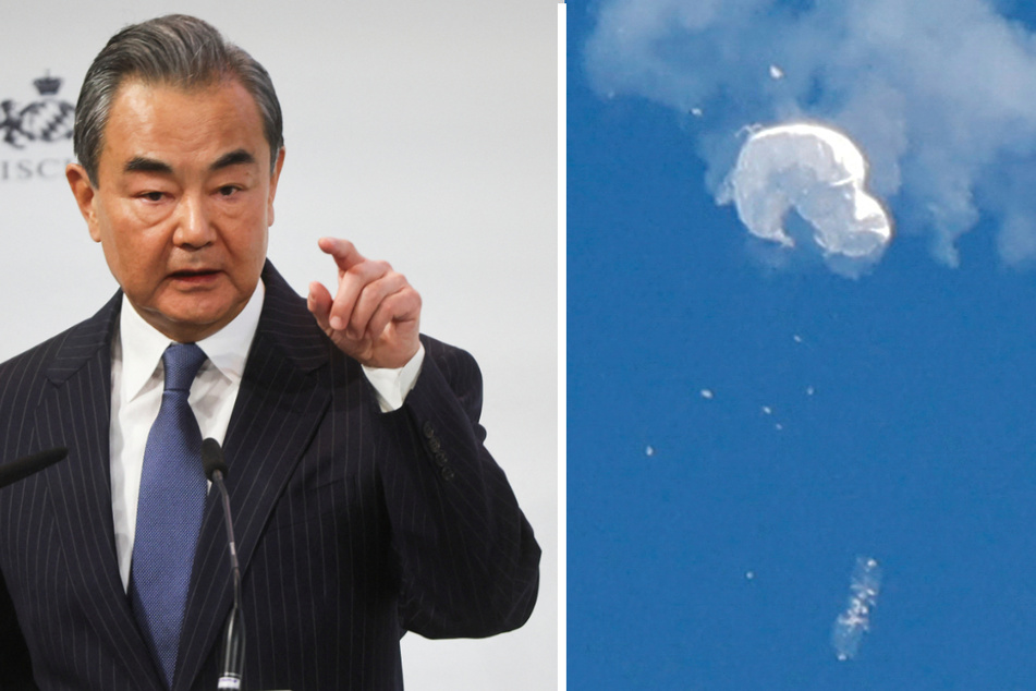 China's Director of the Office of the Central Foreign Affairs Commission Wang Yi spoke during the Munich Security Conference in Munich, Germany on Saturday, blasting the US for "abuse of the use of force" over downing the Chinese balloon.