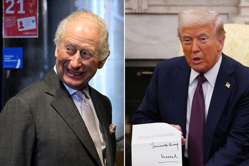 King Charles III (l.) has invited President Donald Trump for an "unprecedented" second state visit to Britain.