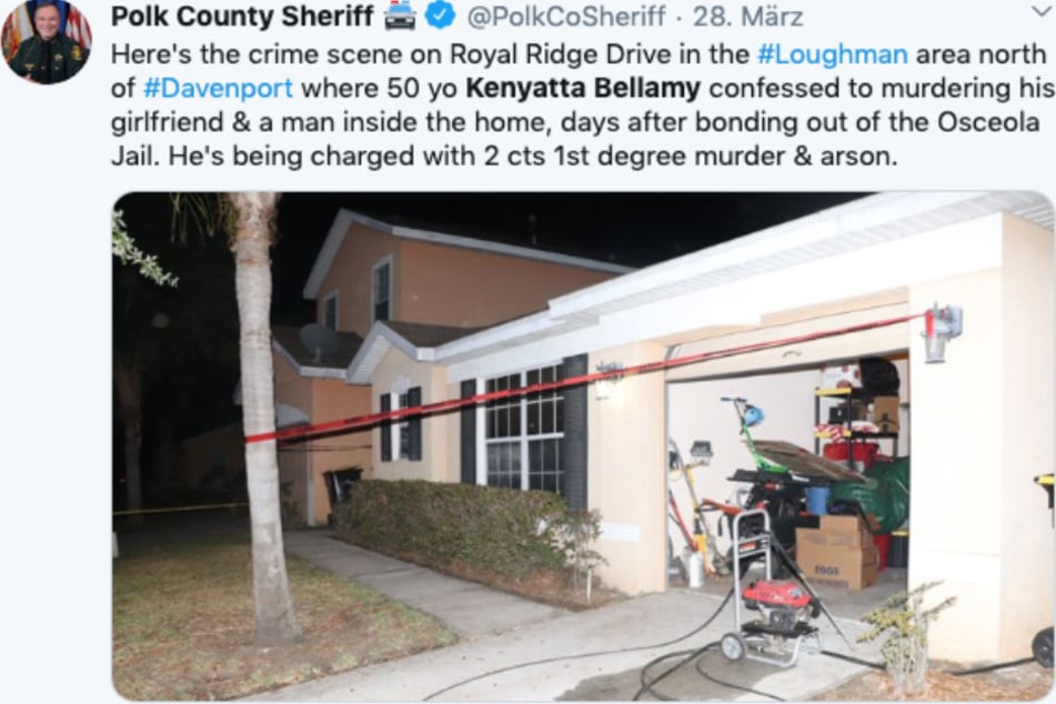 Der Tweet des Polk County Sheriff.