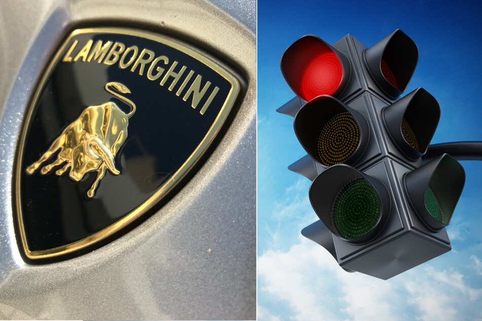 Ein Lamborghini-Fahrer (43) hat sich in Bergisch Gladbach eine wilde Verfolgungsfahrt mit der Polizei geliefert und dabei eine rote Ampel ignoriert. (Symbolbilder)