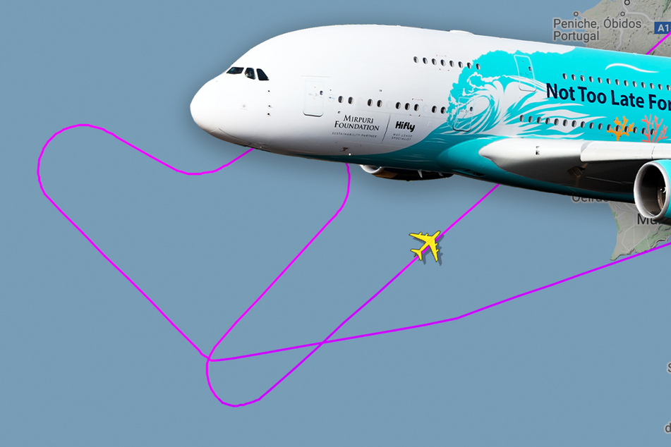 Dieser kurze Flug eines Jumbo-Jets hat eine wichtige Botschaft