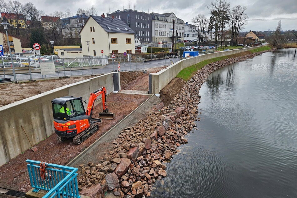 Nächster Abschnitt fertig: So geht es mit dem Hochwasserschutz an der Mulde weiter