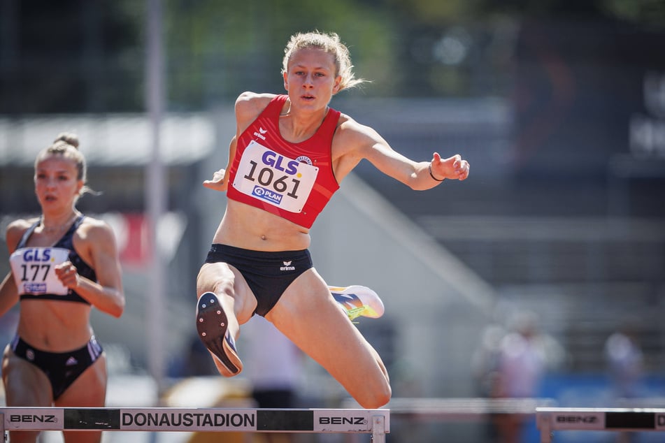 Vivienne Morgenstern gewann Bronze über die 400 Meter Hürden.