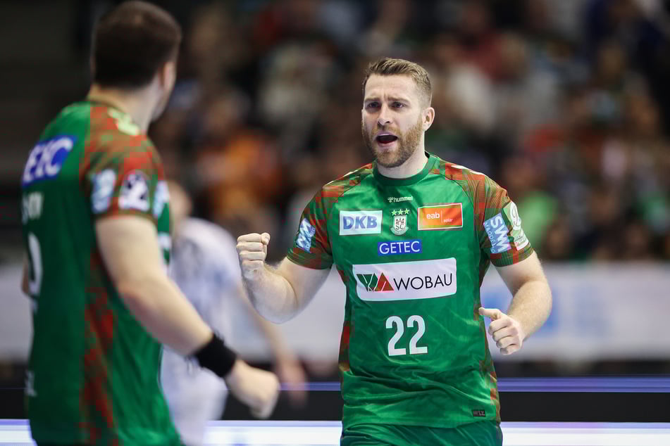 Lukas Mertens (29) war bester Schütze für den SCM.