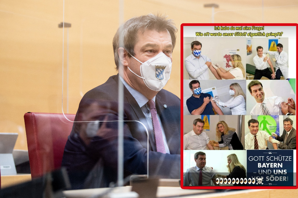 Markus Söder schon gegen Corona geimpft? Fake-News verbreiten sich auf Facebook